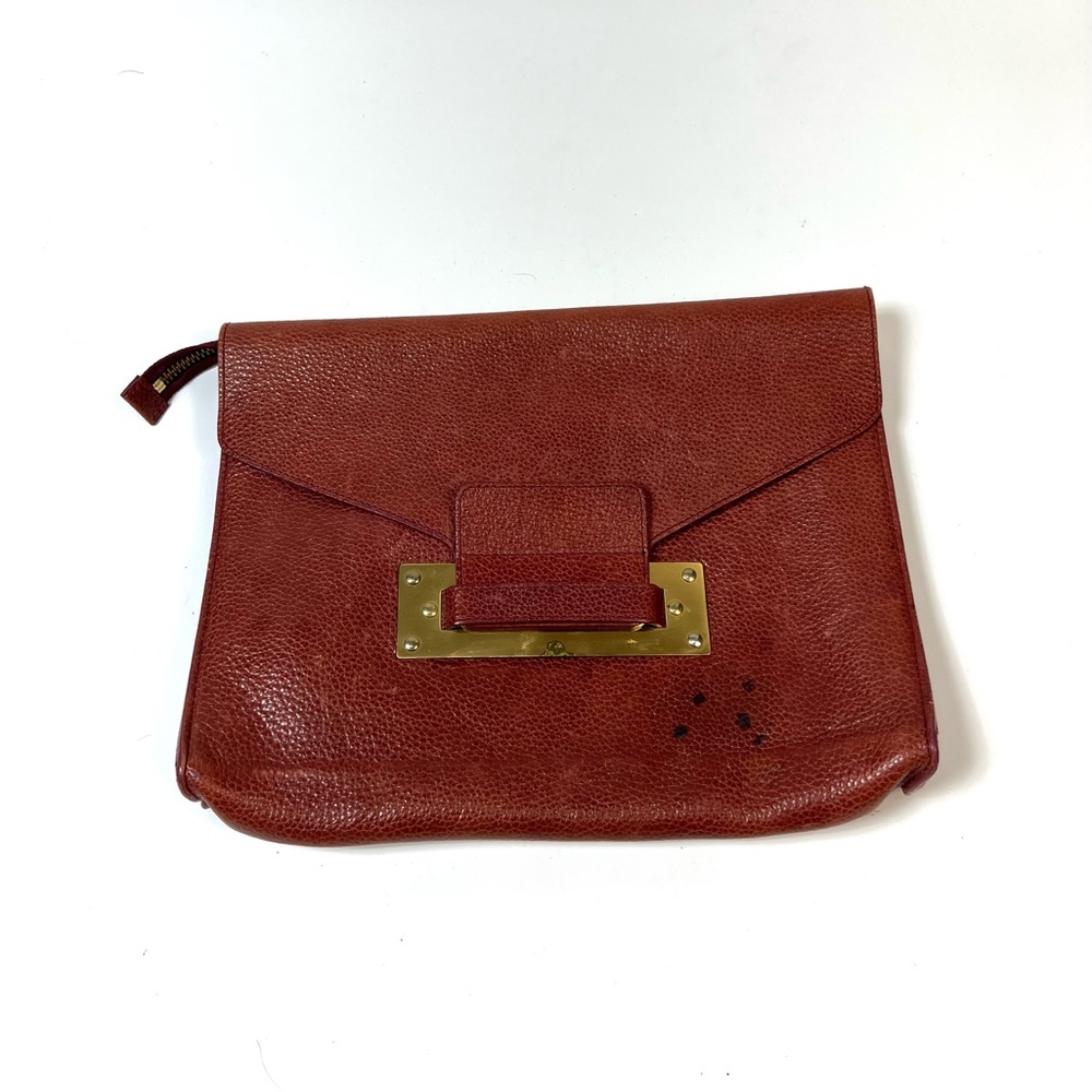Sophie Hulme XL envelope clutch